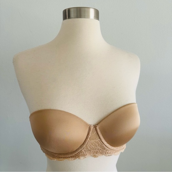 Calvin Klein Nude Strapless Bra 34B - Picture 2 of 13